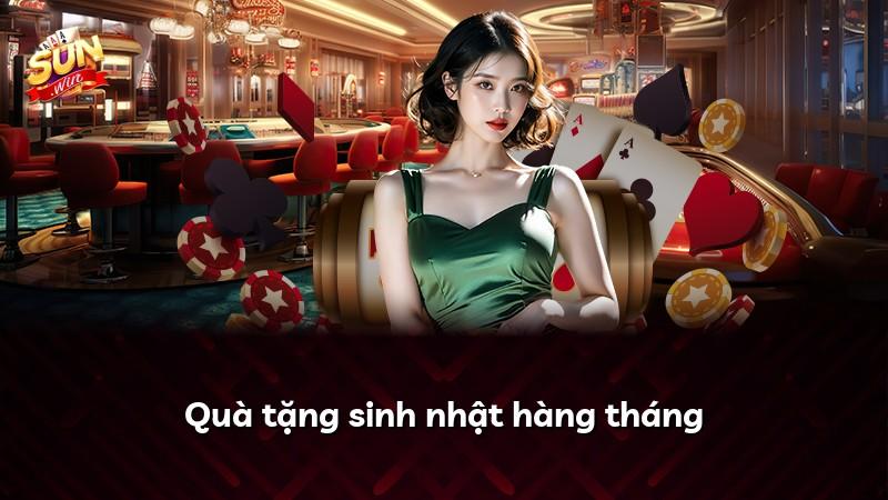 Quà tặng sinh nhật hàng tháng